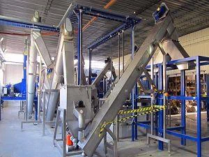 ABS rūpniecisko atkritumu pārstrādes iekārtas