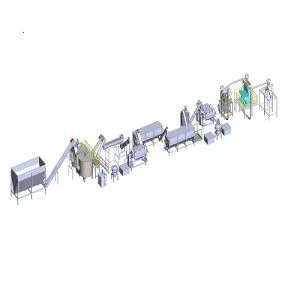 PET pārslas Veļas mazgājamā mašīna, ieskaitot karstu mazgātāju